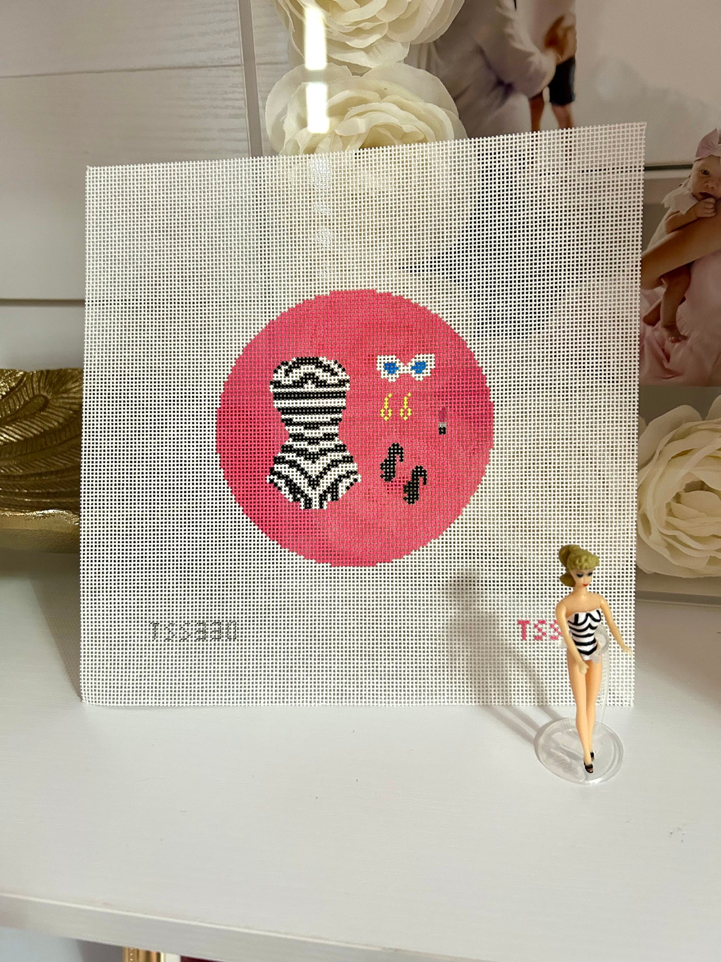 Getting Ready Needlepoint Canvas