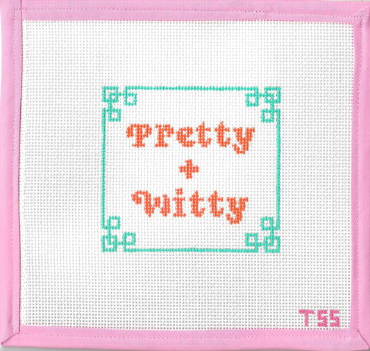Pretty and Witty Needlepoint Canvas