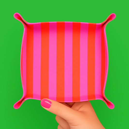 Preppy Stripe Valet Ort Tray