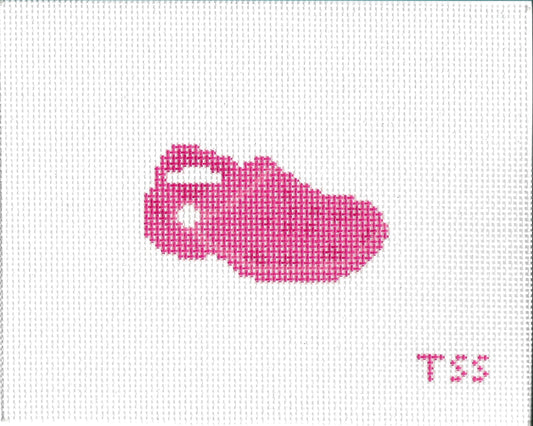 Pink Croc Needlepoint Canvas (PO)