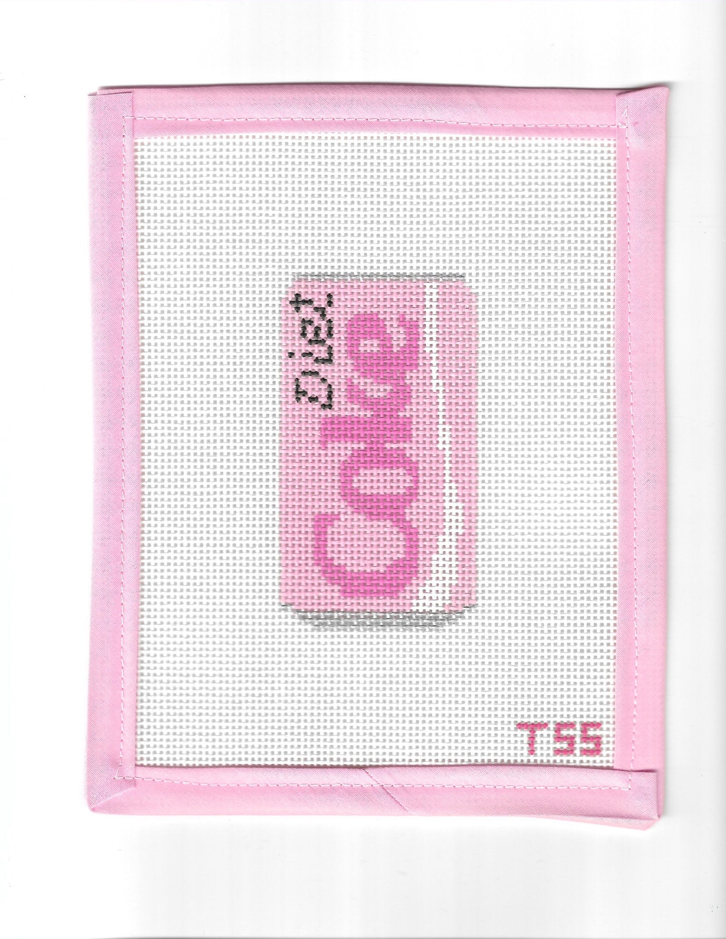 Pink Diet Coke Needlepoint Canvas