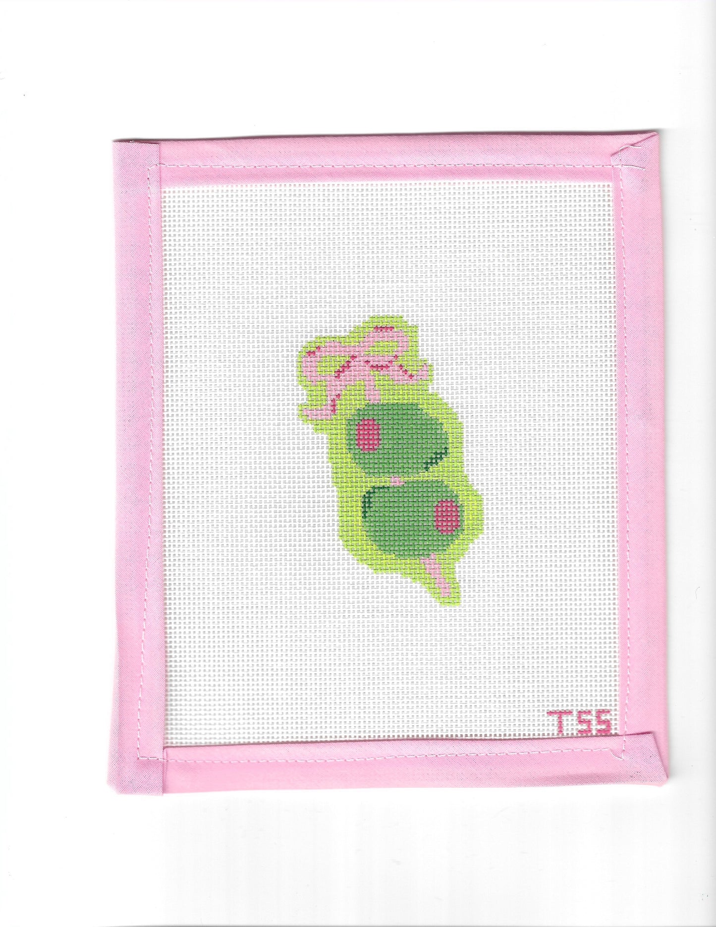 Martini Olives Needlepoint Canvas