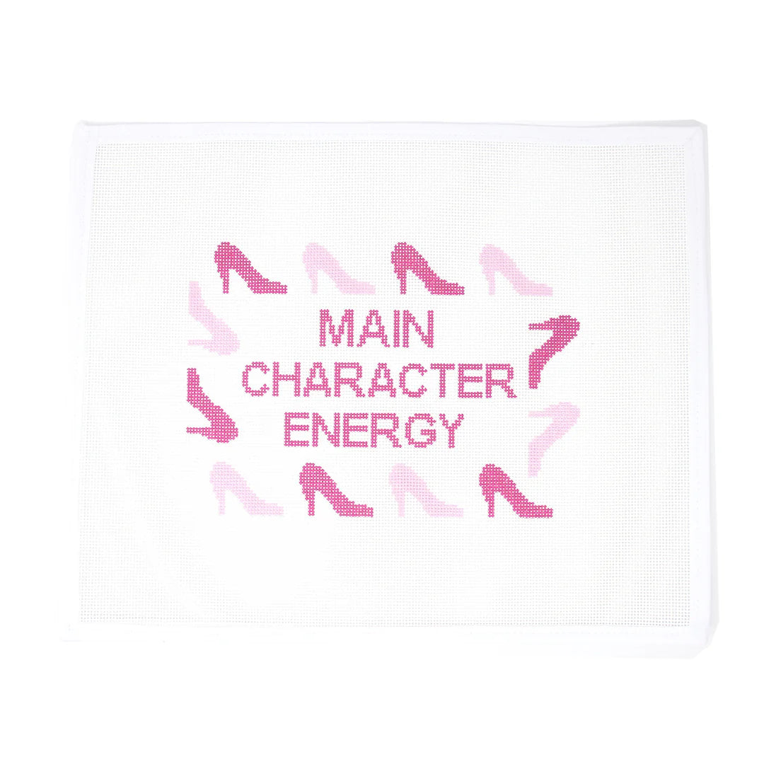Main Character Energy Needlepoint Canvas