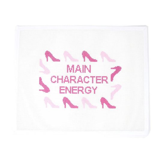 Main Character Energy Needlepoint Canvas